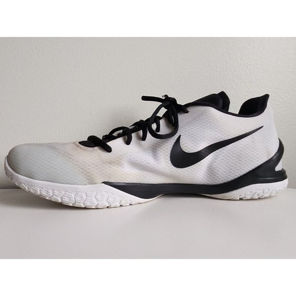 Size 14 - Men's Nike Hyperchase TB White Black Good pre-owned condition - Picture 4 of 9